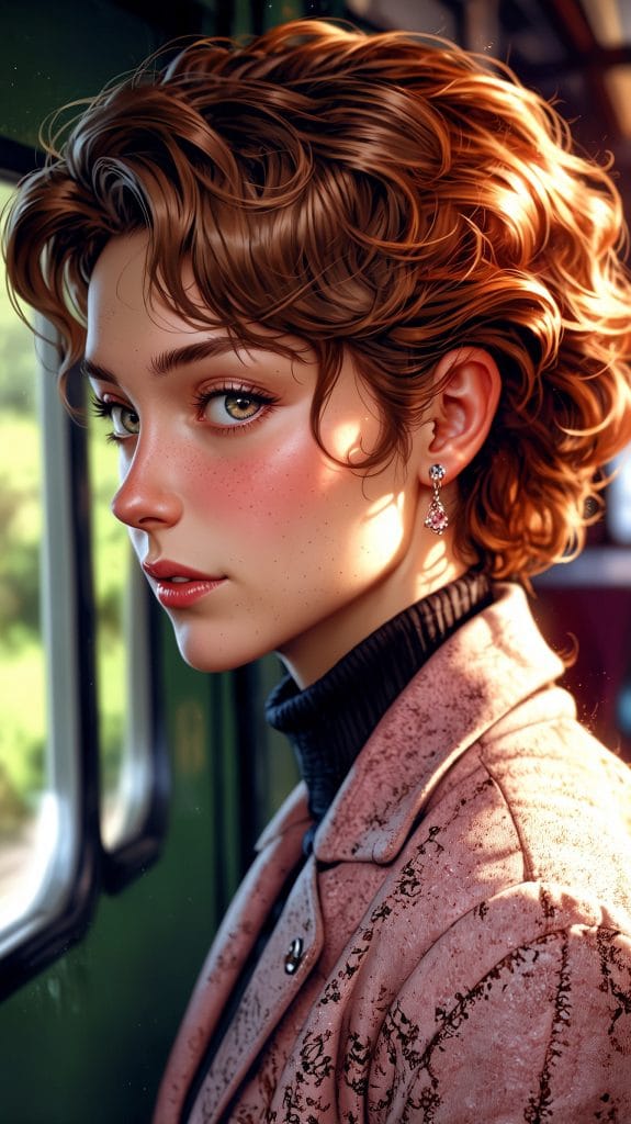 The Plump Face Woman